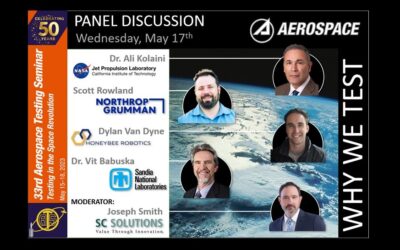 SC Solutions’ Joseph Smith serves as the Technical Co-Chair and Panel Moderator for the 2023 ATS “Testing in the Space Revolution”